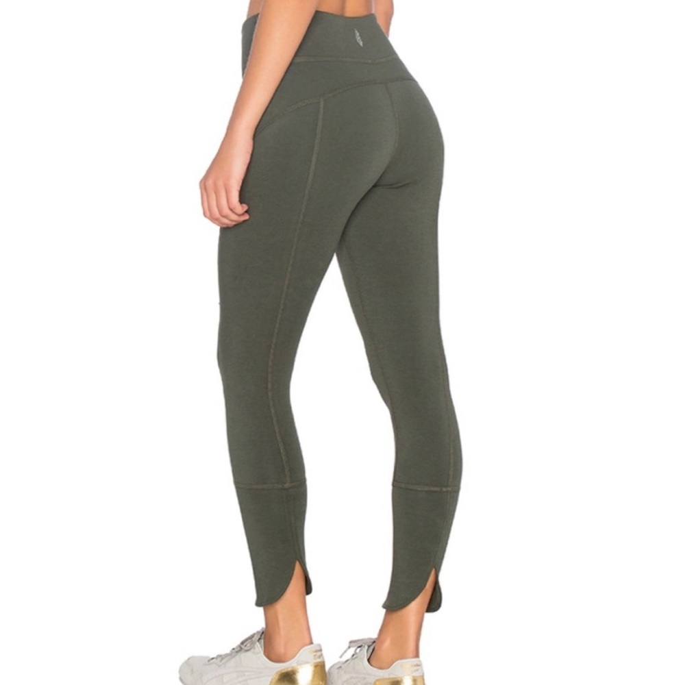 FP Movement Virgo Leggings in Olive Green - Free People - XS - Tulip Hem - Yoga